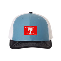 Load image into Gallery viewer, The Citadel, Citadel Club, Summerville, Richardson - Snapback Trucker Cap - Carolina Blue
