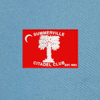 Load image into Gallery viewer, The Citadel, Citadel Club, Summerville, Richardson - Snapback Trucker Cap - Carolina Blue
