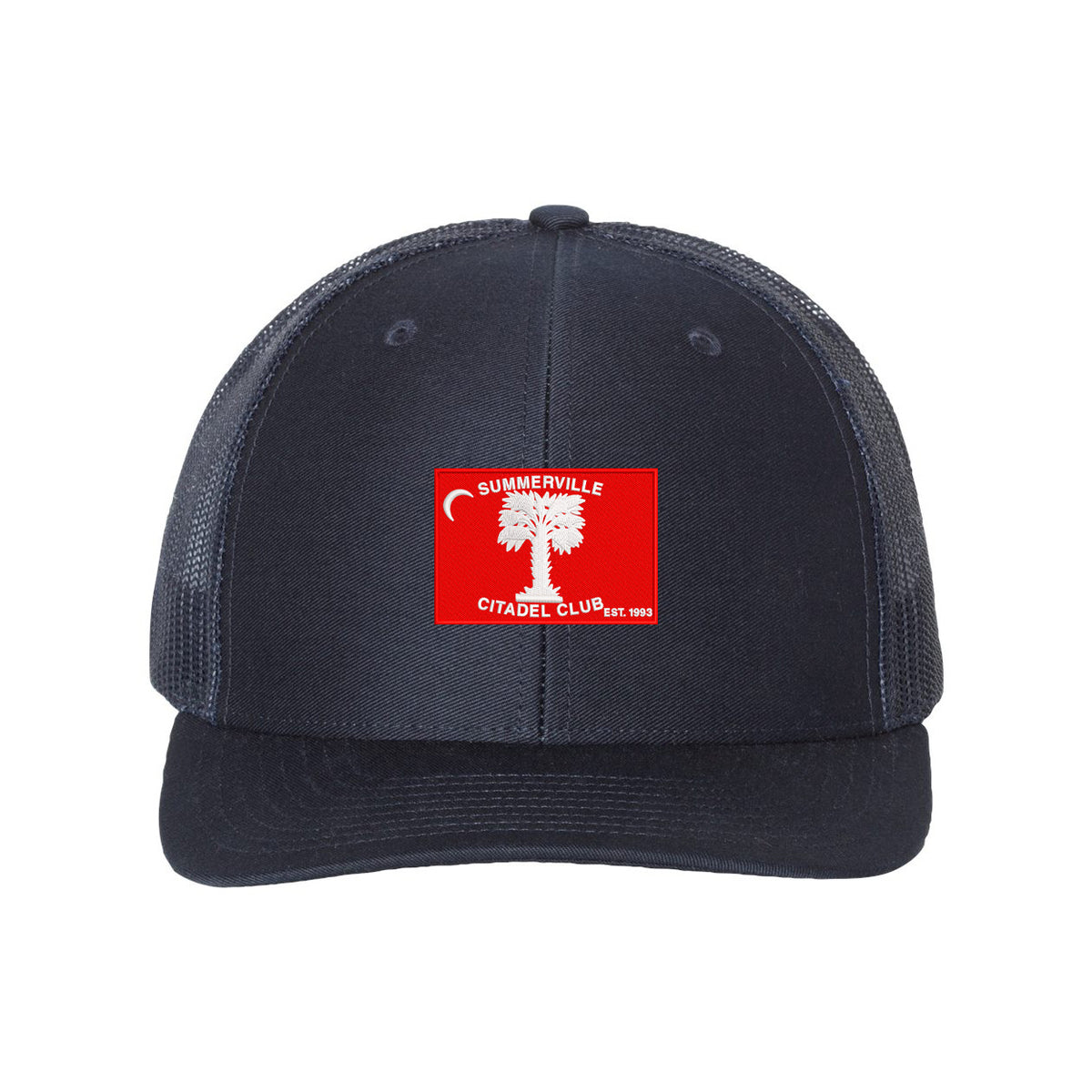 The Citadel, Citadel Club, Summerville, Richardson - Snapback Trucker Cap - Navy Blue