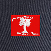 Load image into Gallery viewer, The Citadel, Citadel Club, Summerville, Richardson - Snapback Trucker Cap - Navy Blue
