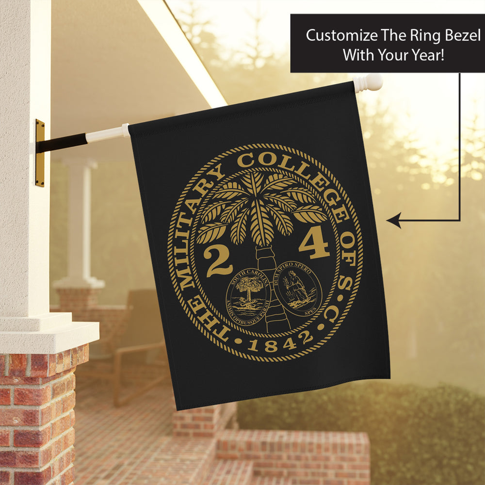 The Citadel, Customizable Ring Bezel Design, Garden & House Banner - 24.5" x 32"