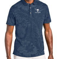 Load image into Gallery viewer, The Citadel, Big Red, Palm Tree Logo, Tommy Bahama® Santiago Paradise Polo - Blue
