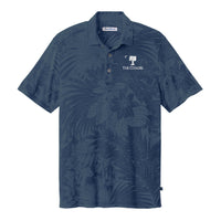 Load image into Gallery viewer, The Citadel, Big Red, Palm Tree Logo, Tommy Bahama® Santiago Paradise Polo - Blue
