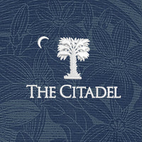 Load image into Gallery viewer, The Citadel, Big Red, Palm Tree Logo, Tommy Bahama® Santiago Paradise Polo - Blue
