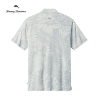 Load image into Gallery viewer, The Citadel, Spike Logo, Tommy Bahama® Santiago Paradise Polo - Grey - back
