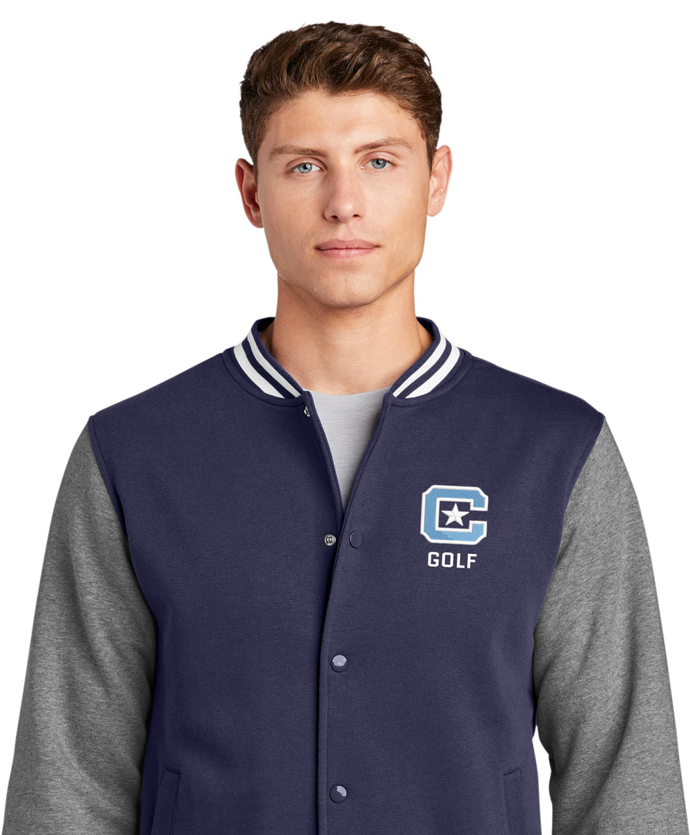 The Citadel C, Club Sports - Golf Fleece Letterman Jacket