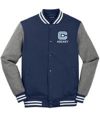 Load image into Gallery viewer, The Citadel C, Club Sports - Hockey, Fleece Letterman Jacket
