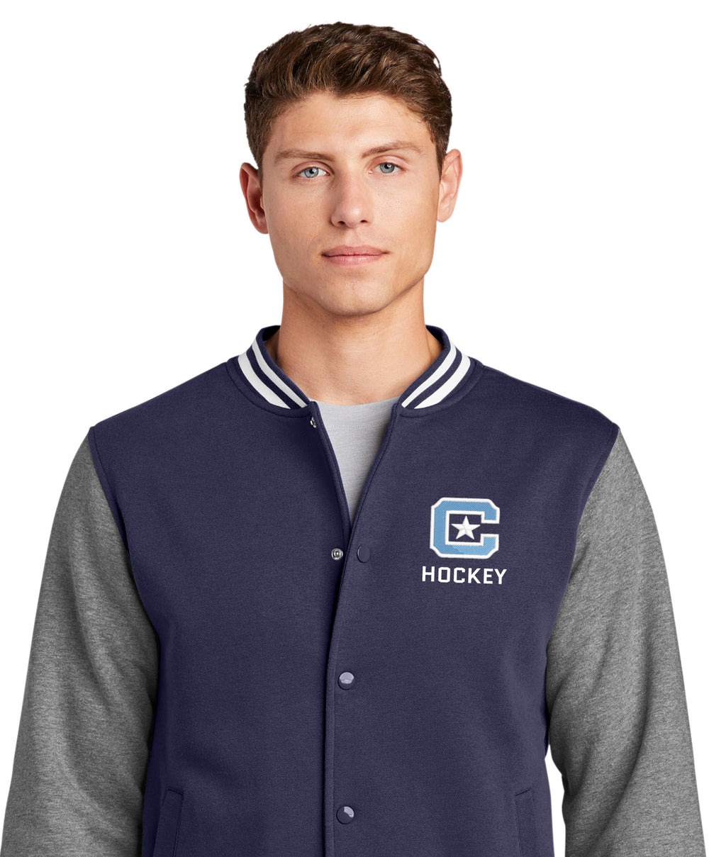 The Citadel C, Club Sports - Hockey, Fleece Letterman Jacket