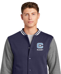 Load image into Gallery viewer, The Citadel C, Club Sports - Rugby, Fleece Letterman Jacket
