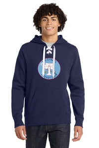 Load image into Gallery viewer, The Citadel, Club Sports - Hockey, Sport-Tek® Lace Up Pullover Hooded Sweatshirt - Navy

