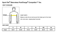Load image into Gallery viewer, The Citadel, Club Sport - Running, Spike the Runner, Sport-Tek® Sleeveless PosiCharge® Competitor™ Tee- Size Chart
