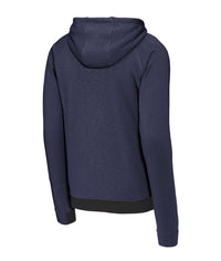 Load image into Gallery viewer, The Citadel, Big Red Flag, Sport-Tek® PosiCharge® Strive Hooded Pullover- Navy- back
