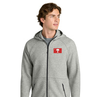 Load image into Gallery viewer, The Citadel, Big Red Flag Embroidered Logo, Phenom Full-Zip Hoodie
