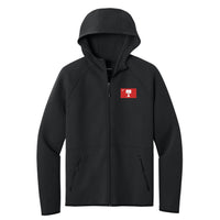Load image into Gallery viewer, The Citadel, Big Red Flag Embroidered Logo, Phenom Full-Zip Hoodie
