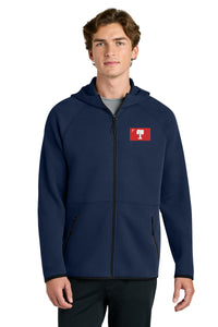 Load image into Gallery viewer, The Citadel, Big Red Flag Embroidered Logo, Phenom Full-Zip Hoodie
