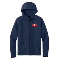 Load image into Gallery viewer, The Citadel, Big Red Flag Embroidered Logo, Phenom Full-Zip Hoodie
