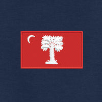 Load image into Gallery viewer, The Citadel, Big Red Flag Embroidered Logo, Phenom Full-Zip Hoodie
