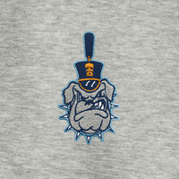 Load image into Gallery viewer, The Citadel, Spike Embroidered Logo, Phenom Full-Zip Hoodie - Athletic Heather
