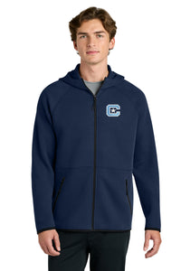 Load image into Gallery viewer, The Citadel, C Star Embroidered Logo, Phenom Full-Zip Hoodie - Navy
