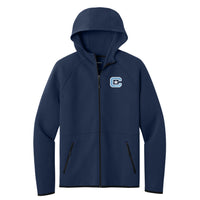 Load image into Gallery viewer, The Citadel, C Star Embroidered Logo, Phenom Full-Zip Hoodie - Navy
