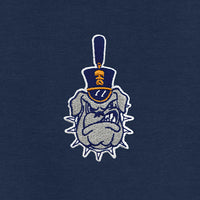 Load image into Gallery viewer, The Citadel, Spike Embroidered Logo, Phenom Full-Zip Hoodie - Navy
