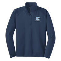 Load image into Gallery viewer, The Citadel Sports - Lacrosse, C Star, Sport-Tek® Sport-Wick® Stretch 1/4-Zip Pullover - Navy
