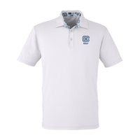 Load image into Gallery viewer, The Citadel, C Star,  Golf, Swannies Golf Men&#39;s James Polo Shirt - White
