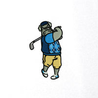 Load image into Gallery viewer, The Citadel, Spike, Golf, Swannies Golf Men&#39;s James Polo Shirt- White
