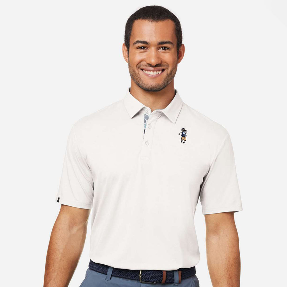 The Citadel, Spike, Golf, Swannies Golf Men's James Polo Shirt- White