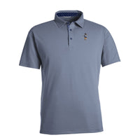 Load image into Gallery viewer, The Citadel, Spike, Golf, Swannies Golf Men&#39;s James Polo Shirt- Navy Heather
