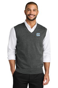 Load image into Gallery viewer, The Citadel, C Star, Easy Care Sweater Vest - Charcoal
