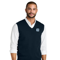 Load image into Gallery viewer, The Citadel, C Star, Easy Care Sweater Vest - Navy
