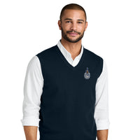 Load image into Gallery viewer, The Citadel, Spike, Easy Care Sweater Vest - Navy
