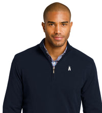 Load image into Gallery viewer, Barracks 1/2-Zip Sweater-NAvy
