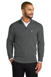 Load image into Gallery viewer, The Citadel, Spike, Port Authority® Easy Care 1/4-Zip Sweater- charcoal
