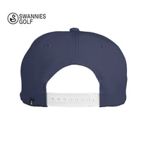 Load image into Gallery viewer, The Citadel, Barracks, Swannies Golf Men&#39;s Brewer Hat - Navy - Back
