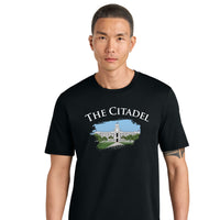 Load image into Gallery viewer, The Citadel, Barracks, Stanley/Stella Unisex Creator 2.0 T-Shirt- Black
