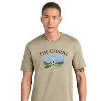 Load image into Gallery viewer, The Citadel, Barracks, Stanley/Stella Unisex Creator 2.0 T-Shirt- Desert Dust
