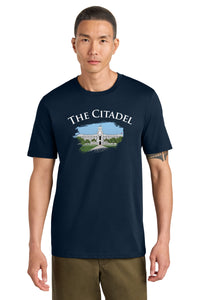 Load image into Gallery viewer, The Citadel, Barracks, Stanley/Stella Unisex Creator 2.0 T-Shirt- Navy
