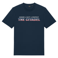 Load image into Gallery viewer, The Citadel, Americana, Stanley/Stella Unisex Creator 2.0 T-Shirt - Navy
