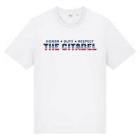 Load image into Gallery viewer, The Citadel, Americana, Stanley/Stella Unisex Creator 2.0 T-Shirt - White
