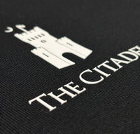 Load image into Gallery viewer, The Citadel, Barracks, 3D Effect Logo, Stanley/Stella Unisex Cruiser 2.0 Hooded Sweatshirt- Black
