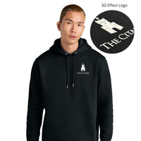 Load image into Gallery viewer, The Citadel, Barracks, 3D Effect Logo, Stanley/Stella Unisex Cruiser 2.0 Hooded Sweatshirt- Black
