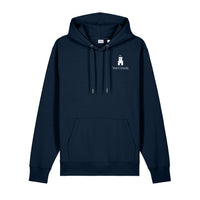 Load image into Gallery viewer, The Citadel, Barracks, 3D Effect Logo, Stanley/Stella Unisex Cruiser 2.0 Hooded Sweatshirt- Navy
