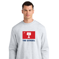 Load image into Gallery viewer, The Citadel, Big Red Flag, Stanley/Stella Unisex Changer 2.0 Crewneck Sweatshirt

