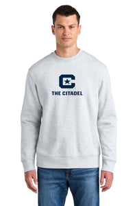 Load image into Gallery viewer, The Citadel, 3D Effect, C Star Logo, Stanley/Stella Unisex Changer 2.0 Crewneck Sweatshirt - Ash
