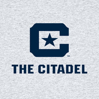 Load image into Gallery viewer, The Citadel, 3D Effect, C Star Logo, Stanley/Stella Unisex Changer 2.0 Crewneck Sweatshirt - Ash
