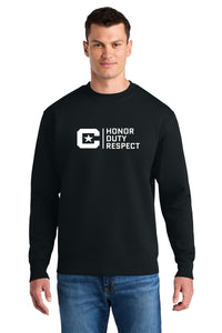 Load image into Gallery viewer, The Citadel, 3D Effect, Honor Duty Respect, Stanley/Stella Unisex Changer 2.0 Crewneck Sweatshirt - Black
