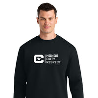 Load image into Gallery viewer, The Citadel, 3D Effect, Honor Duty Respect, Stanley/Stella Unisex Changer 2.0 Crewneck Sweatshirt - Black
