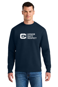 Load image into Gallery viewer, The Citadel, 3D Effect, Honor Duty Respect, Stanley/Stella Unisex Changer 2.0 Crewneck Sweatshirt - Navy
